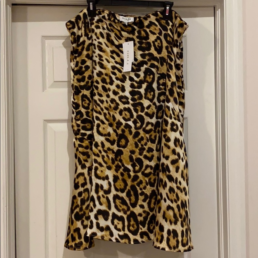 🆕 Gilli Leopard fully lined Leopard skirt, 3X